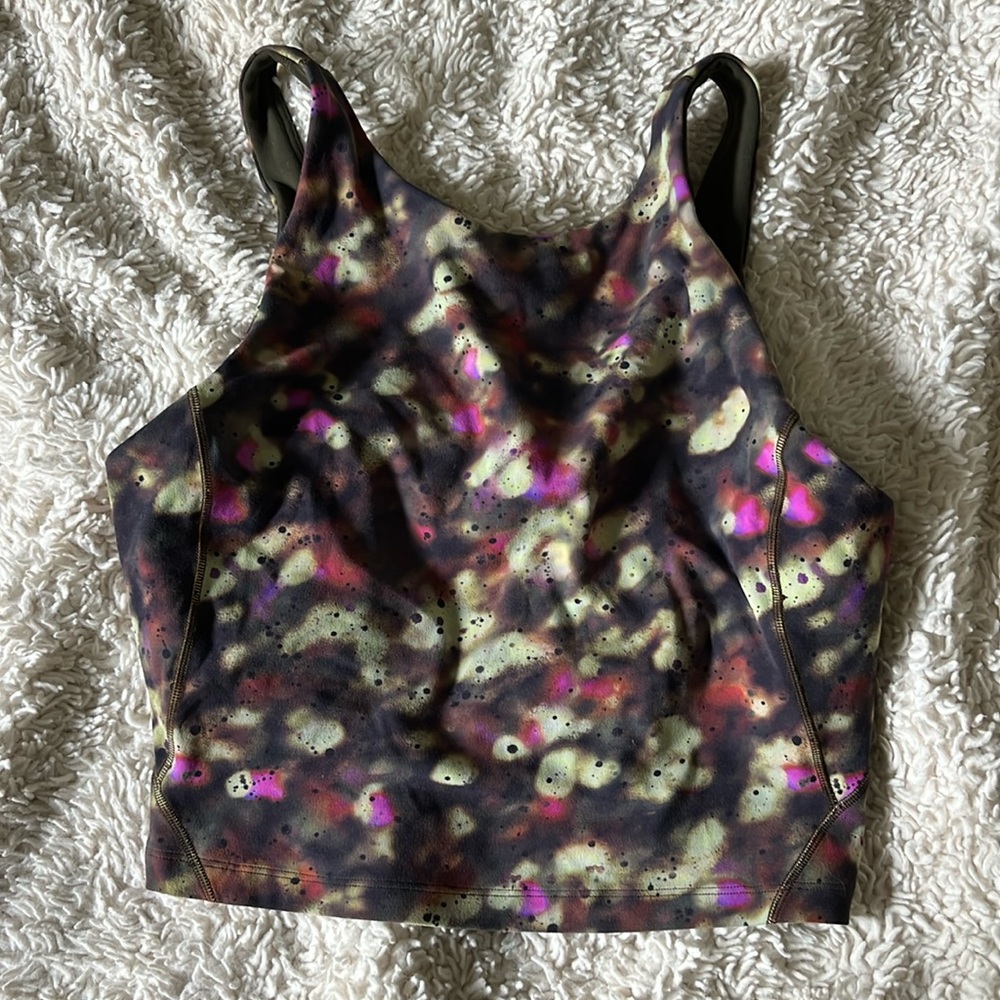 Lululemon high neck align tank bra size 10